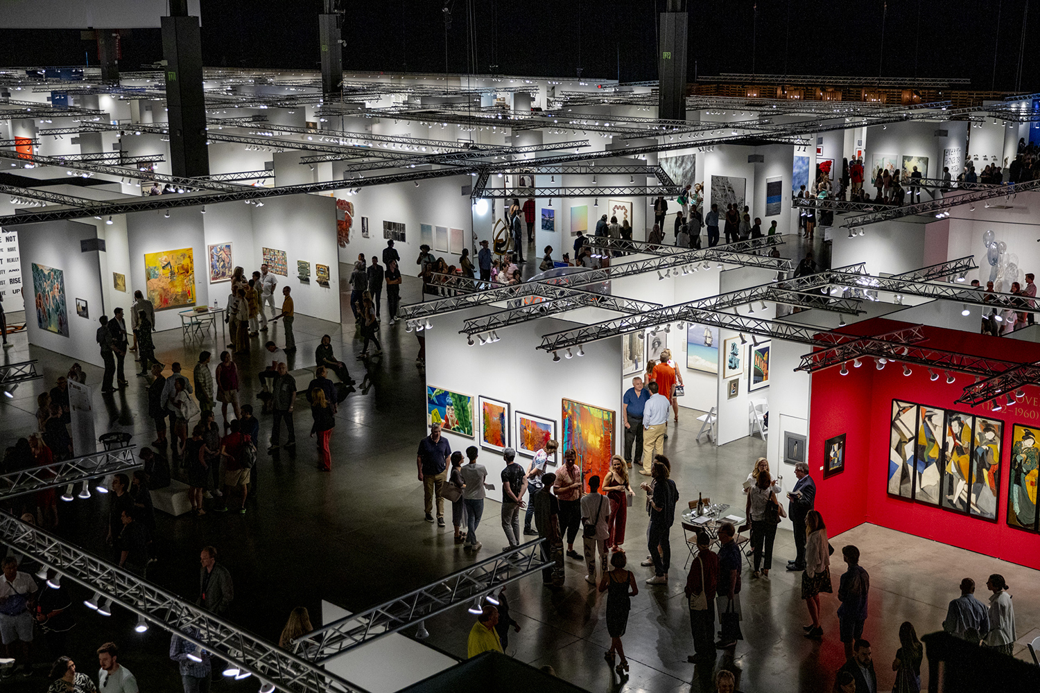 The Seattle Art Fair at CenturyLink Field Event Center on Aug. 1, 2019. The fair goes Friday through Sunday.