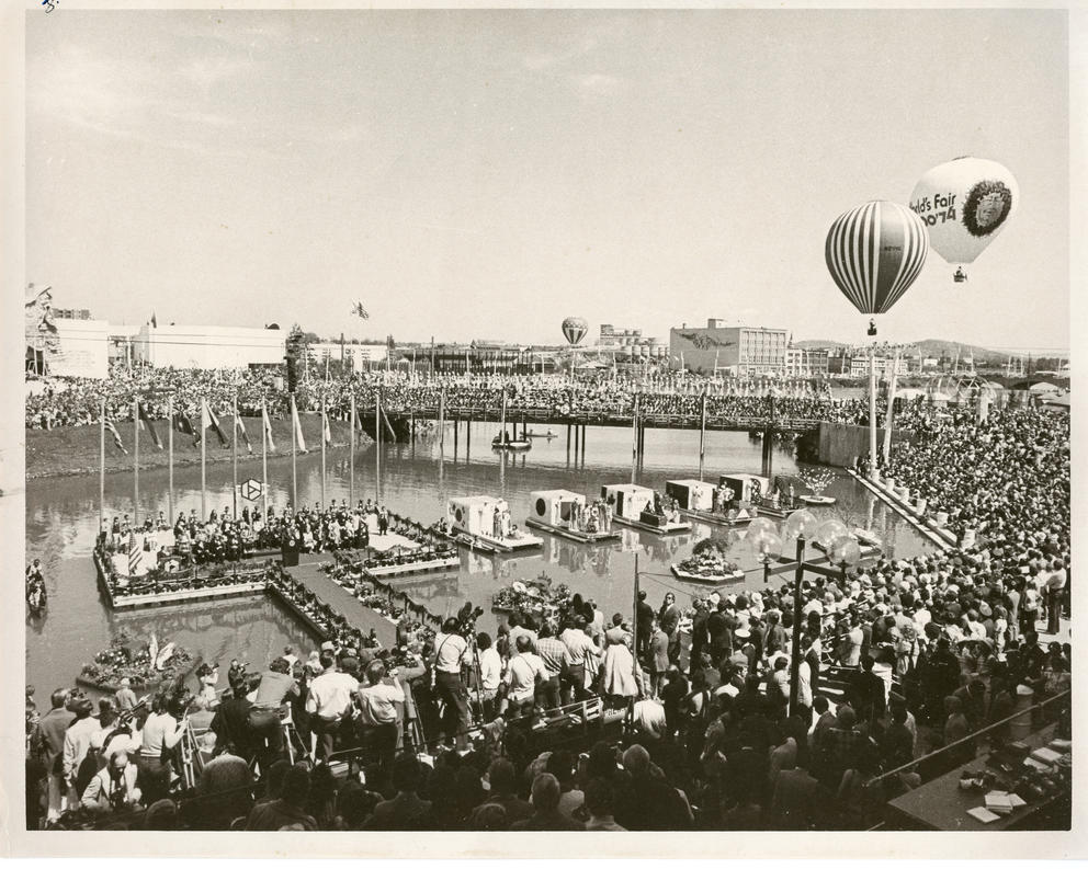 A ceremony at Expo '74 